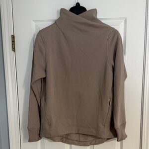 Athleta Cozy Karma Side-Zip Funnel Neck sweatshirt